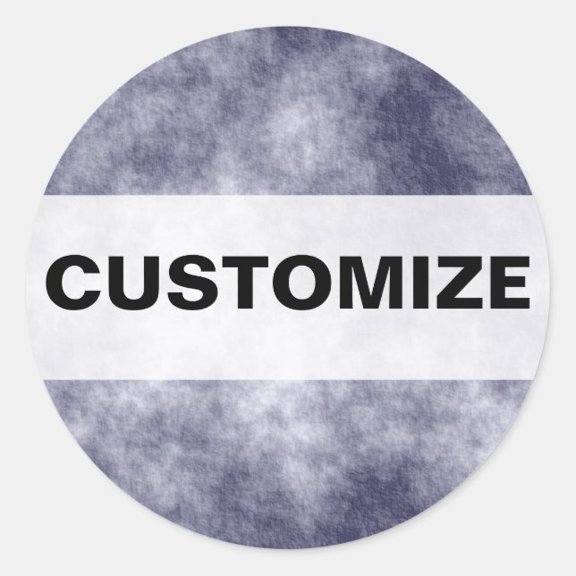 Moon Walk Classic Round Sticker (Front)