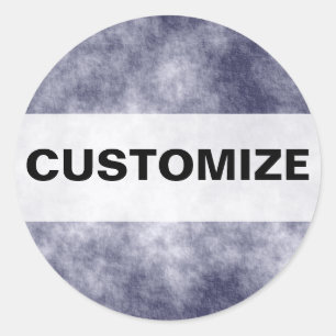 Moon Walk Classic Round Sticker