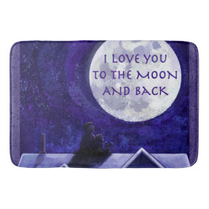 Moon Watch Art Bath Mat