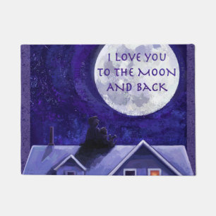Moon Watch Art Doormat