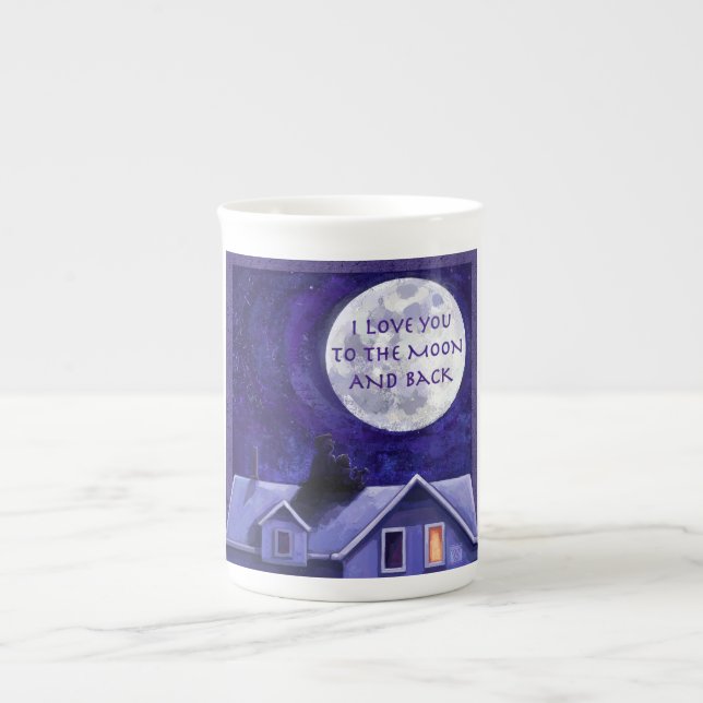 Moon Watch Bone China Mug (Front)