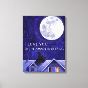 Moon Watch Canvas Print