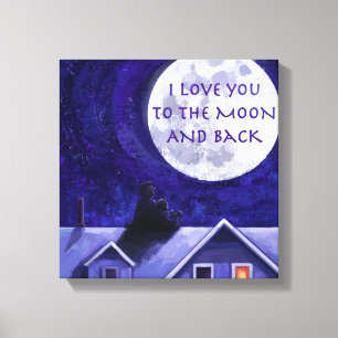 Moon Watch Canvas Print