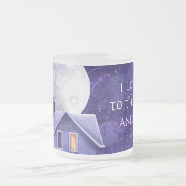 Moon Watch Frosted Glass Coffee Mug (Center)