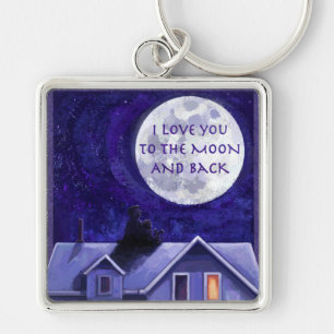 Moon Watch Key Ring