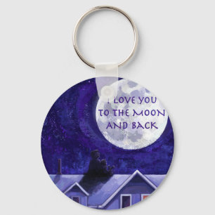 Moon Watch Key Ring
