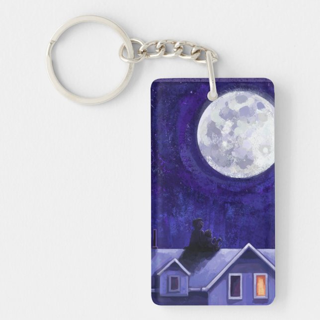Moon Watch Key Ring (Front)