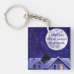 Moon Watch Key Ring