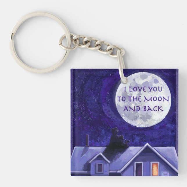 Moon Watch Key Ring (Front)