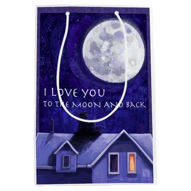 Moon Watch Medium Gift Bag (Front)