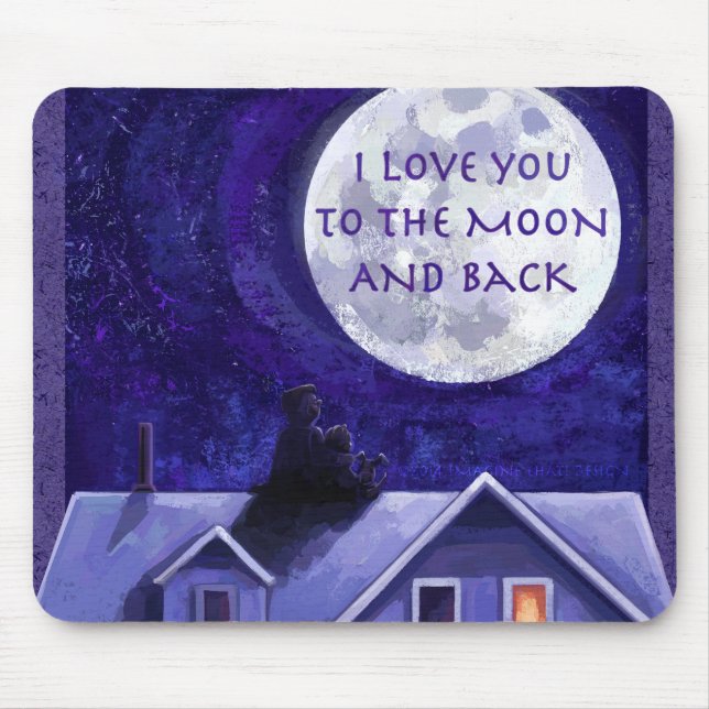 Moon Watch Mouse Mat (Front)