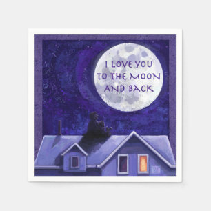 Moon Watch Napkin