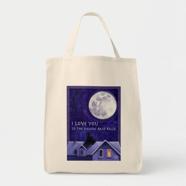 Moon Watch Tote Bag (Front)