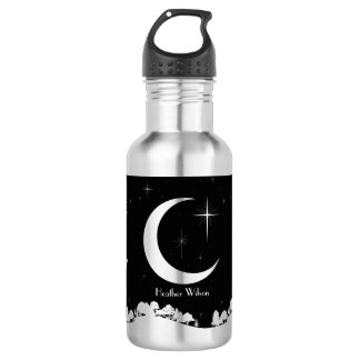 Moon Water Bottle with Name