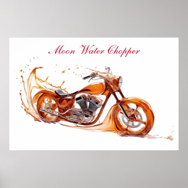 Moon water chopper poster (Front)
