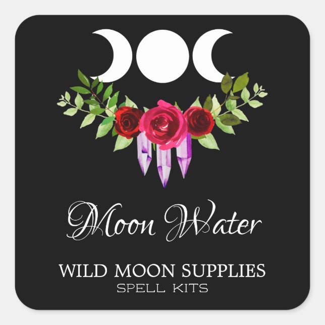 Moon Water Spell Kit Labels (Front)