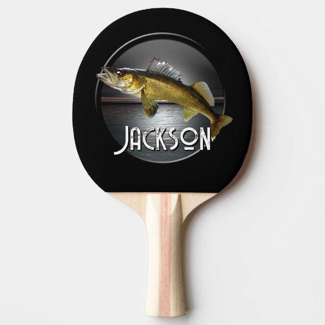 Moon Water & Walleye Pike   Ping Pong Paddle (Front)