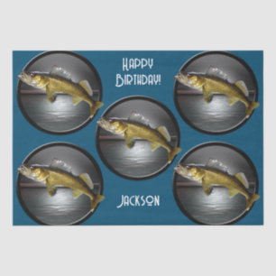 Moon Water & Walleye Pike  Tissue Paper