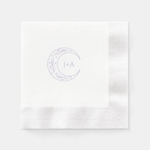 Moon Whimsical Wedding Napkin