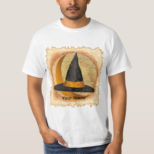 Moon Witch Hat  T-Shirt (Front)