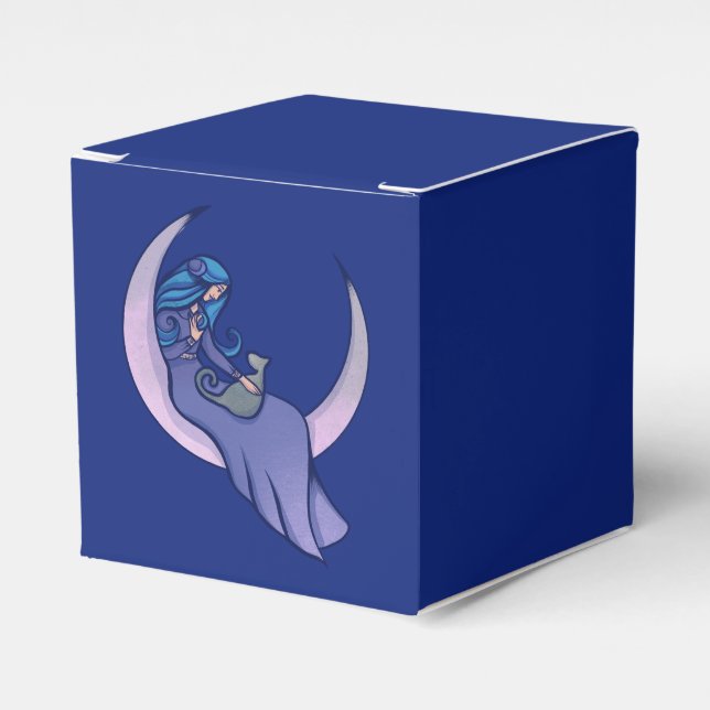 Moon Witch MoonChild Pagan Wicca Art Favour Box (Front Side)
