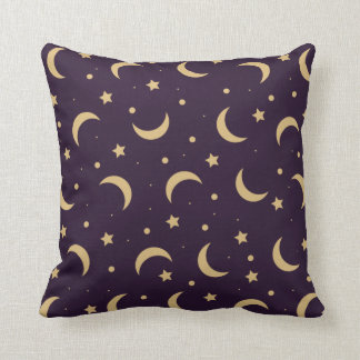 moon with night sky cushion
