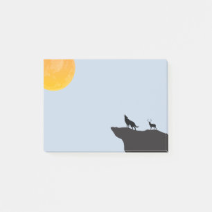 Moon Wolf  Post-it Notes