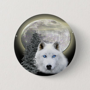 moon wolf t-shirts and more 6 cm round badge