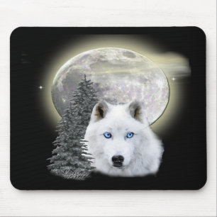 moon wolf t-shirts and more mouse mat