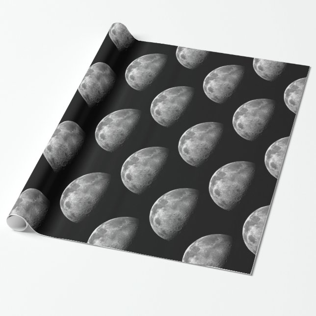 Moon Wrapping Paper (Unrolled)
