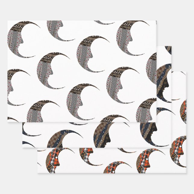 Moon Wrapping Paper  (Set)