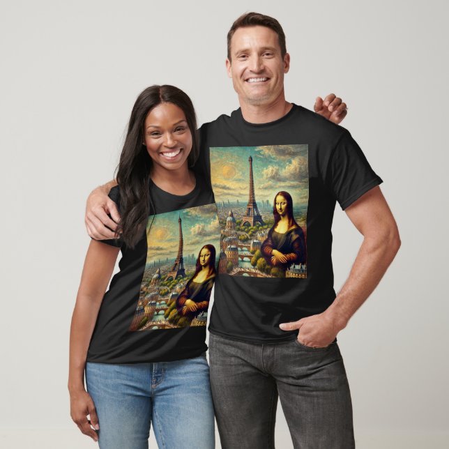 Moona Lisa in Paris T-Shirt (Unisex)