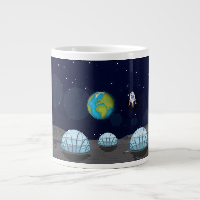 Moonbase Large Coffee Mug (Front)
