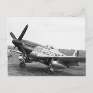 'Moonbeam McSwine' P51 Mustan, USAAF WW2 Postcard