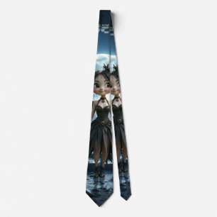 Moonborn Little Shadow, the Cute Gothic Fairy Tie