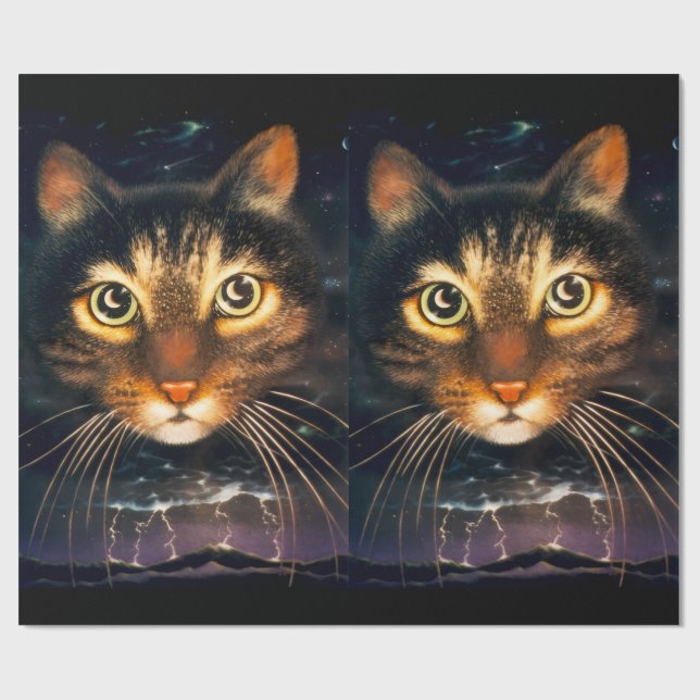 MoonCat Wrapping Paper (Flat)