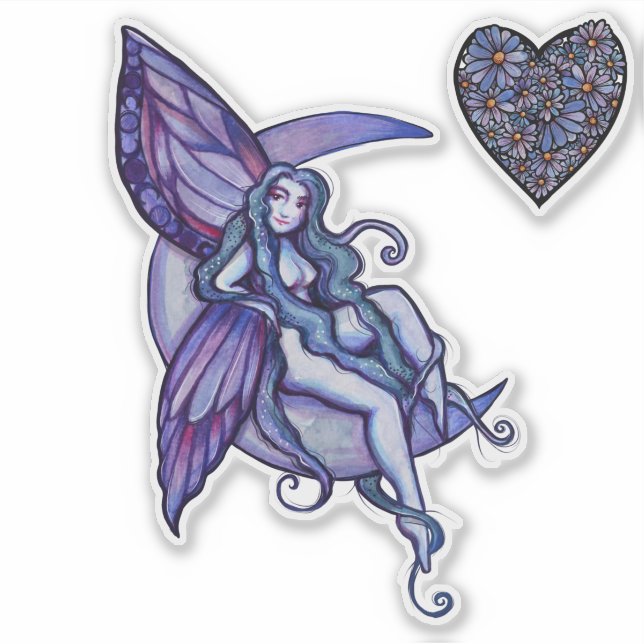 MoonChild Fairy Moon Child Faerie Art Fae          (Front)