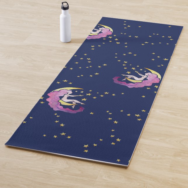 MoonChild Moon and Stars Night Goddess Yoga Mat (In Situ)