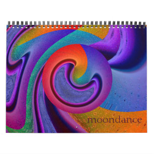 Moondance Cool Abstract Art Calendar
