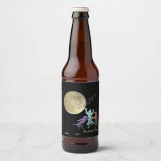 Moondance, name and style beer bottle label