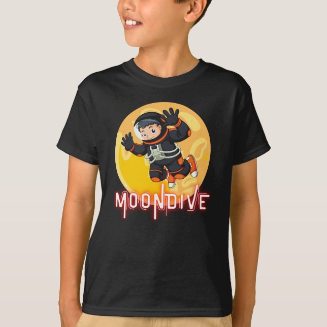 MOONDIVE- SPACE ASTRONAUT T-Shirt (Front)