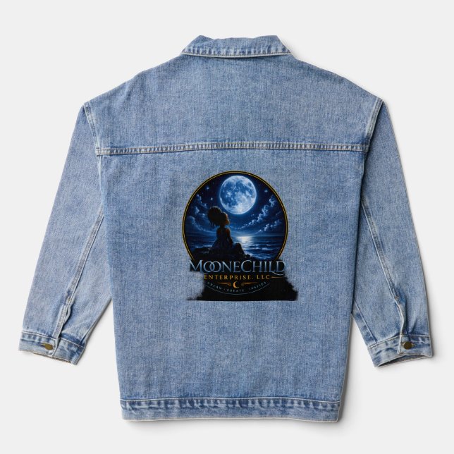 MooneChild Swag Collection - Denim Jacket (Back)