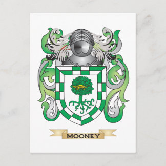 Mooney Coat of Arms (Family Crest) Postcard