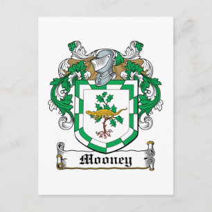 Mooney Family Crest Postcard