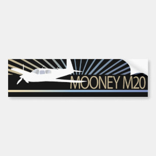 Mooney M20 Aviation Bumper Sticker