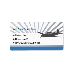 Mooney M20 Aviation Label