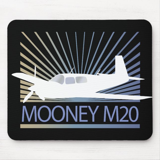 Mooney M20 Aviation Mouse Mat (Front)