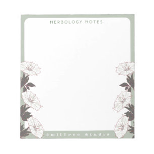 Moonflower Herbology Notepad