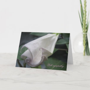 Moonflower Sympathy Card