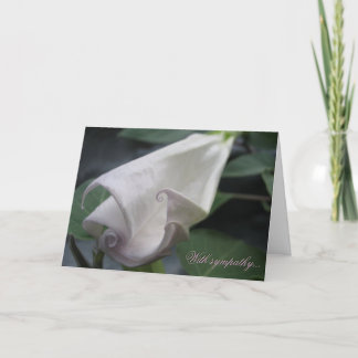 Moonflower Sympathy Card